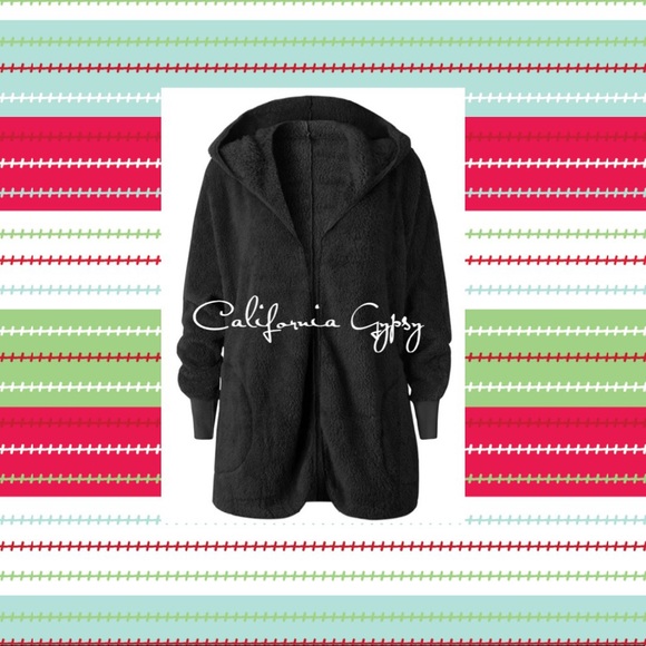 Teddy Bear Hoodie Coat - Picture 3 of 12